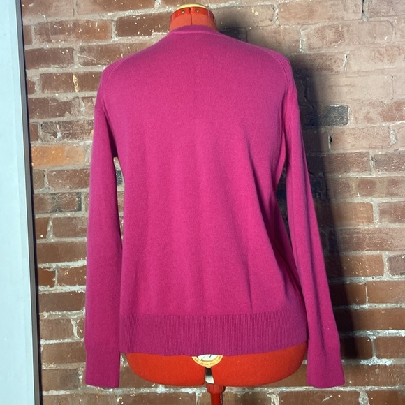 Vince Boxy Drop Shoulder Cashmere Sweater in pink, S - Picture 2 of 8